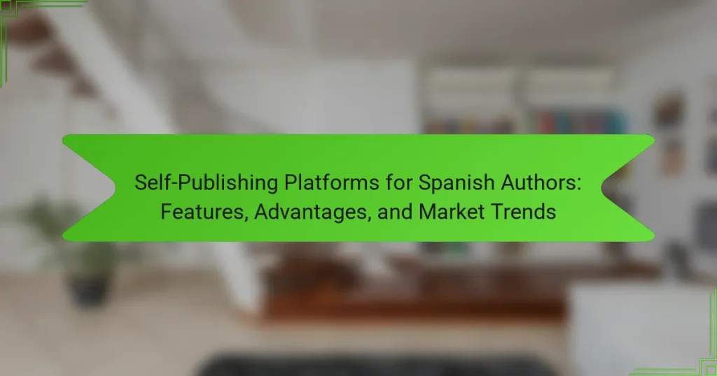 Self-Publishing Platforms for Spanish Authors: Features, Advantages, and Market Trends